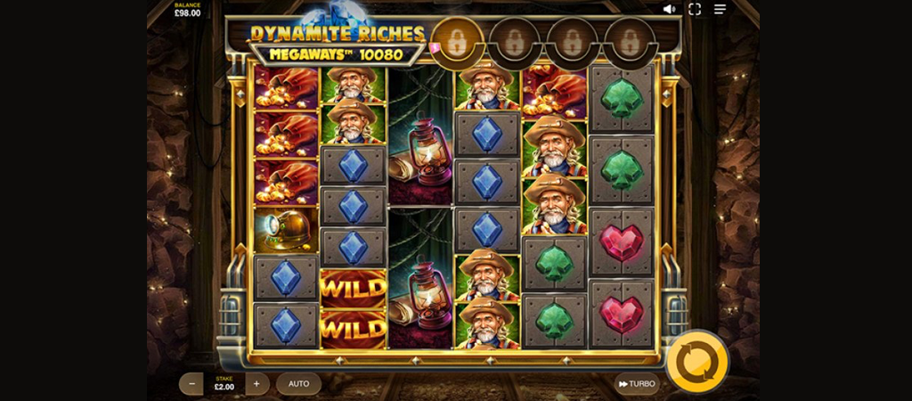 Dynamite Riches Megaways, nyerőgép