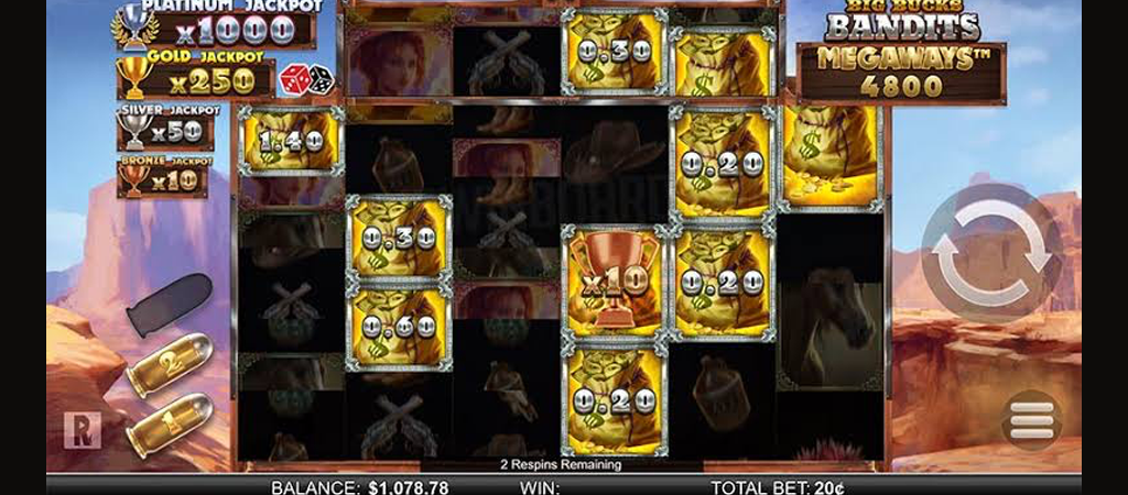 Big Bucks Bandits Megaways, online nyerőgép