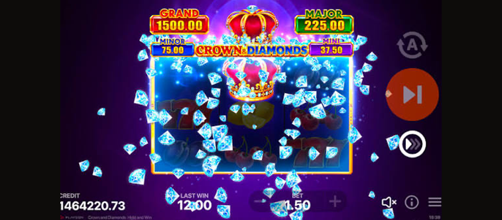 Crown & Diamonds nyerőgépes játék, slot