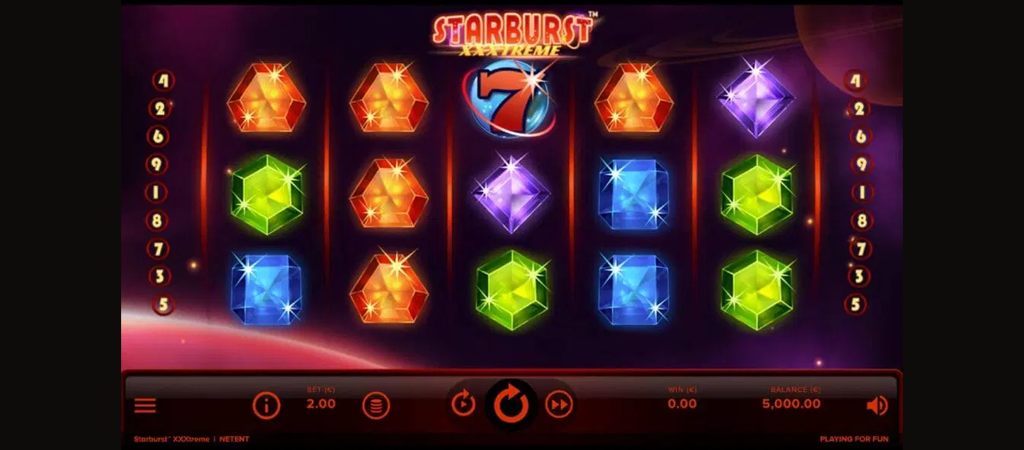 Starburst XXXtreme, online nyerőgép