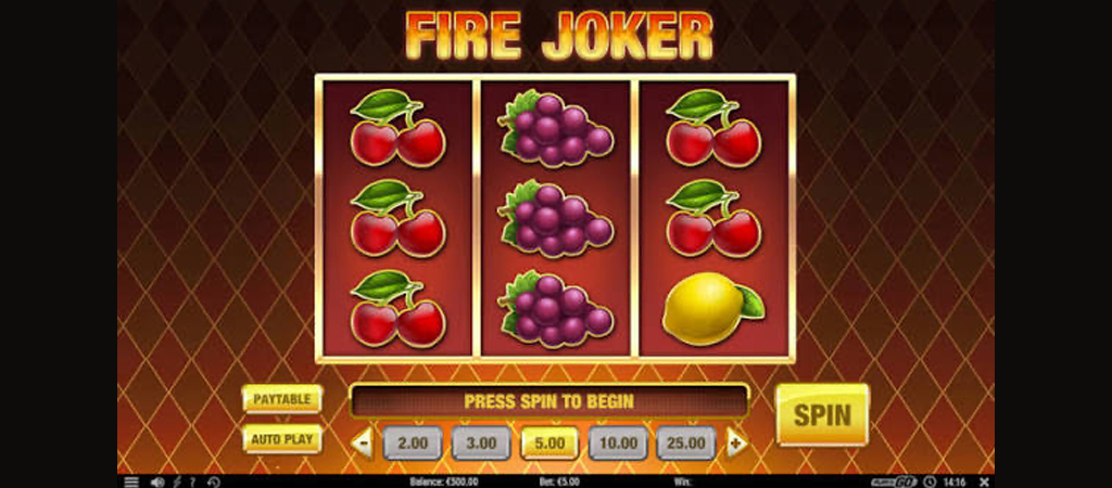 A Fire Joker game tematikája, szimbólumai és felépítése